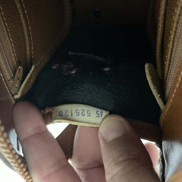 Dooney & Bourke Vintage Black Brown Leather Pebbled Hand Bag Purse - DAMAGED - Picture 15 of 16